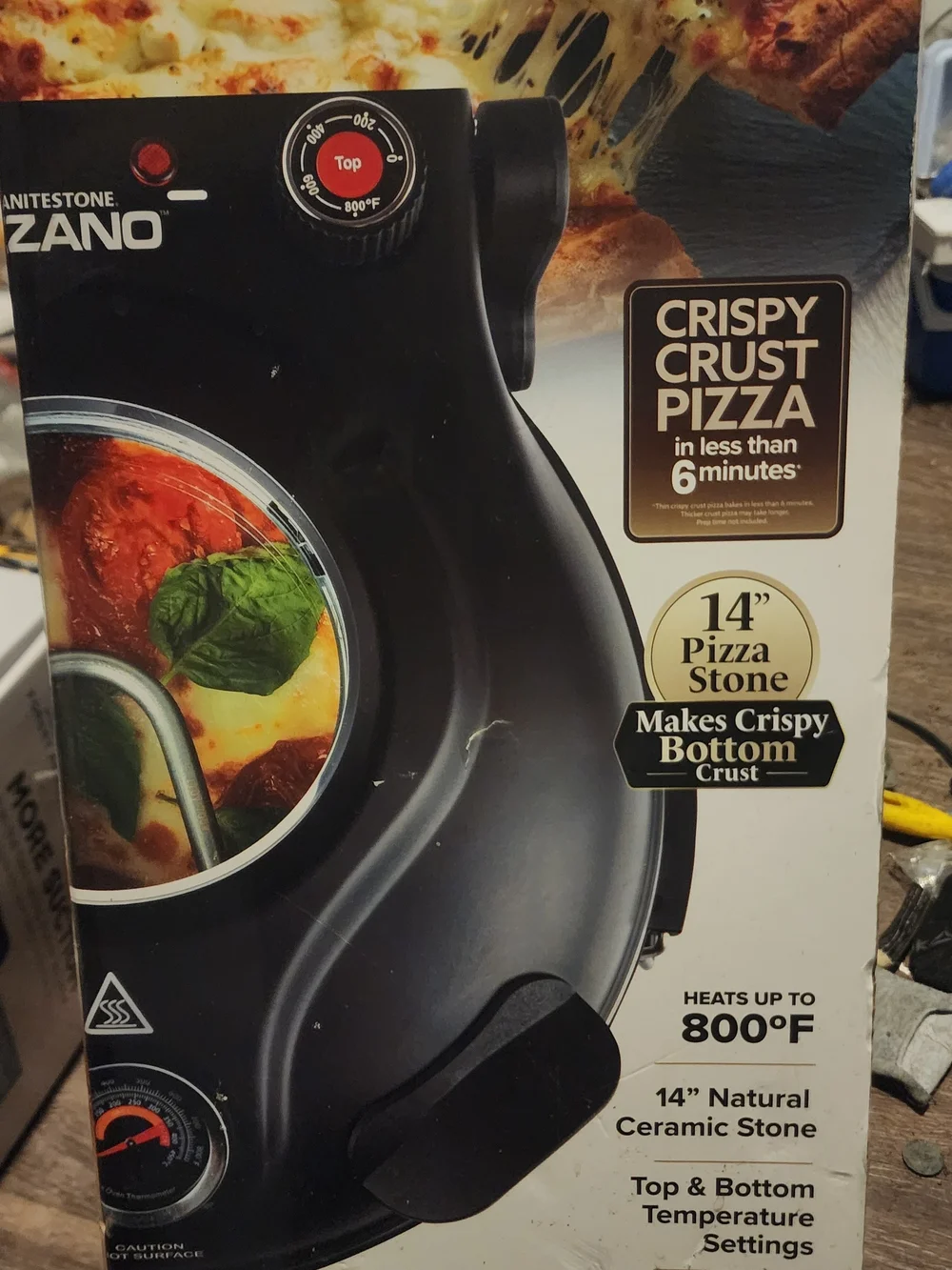 Ezano XL Black Extra Large Pizza Oven